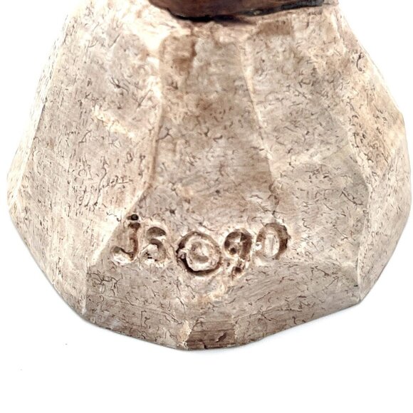 Jim Shore Christmas Pencil Santa Claus Green 1990 11.5” Tall KLE 2509 JS 7 - Picture 4 of 16